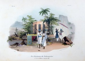 Nosiči Palanquin, 1828 od Jean Henri Marlet