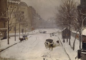 Křižovatka Rennes Raspail, kolem roku 1889 od Jean Henri Zuber