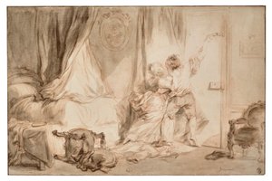 "Le Verrou" (šroub) od Jean Honore Fragonard