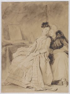 Důvěrný rozhovor od Jean Honore Fragonard