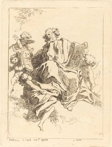 Svatý Lukáš od Jean Honoré Fragonard after Giovanni Lanfranco
