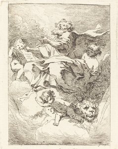 Svatý Marek od Jean Honoré Fragonard after Giovanni Lanfranco
