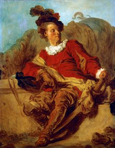 Abt von Saint-Non, in spanischem Stil gekleidet