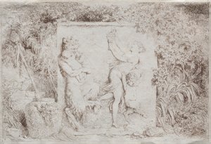 bachchanal od Jean Honore Fragonard