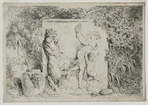 Bacchanales: The Satyrs Dance, 1763. od Jean Honore Fragonard