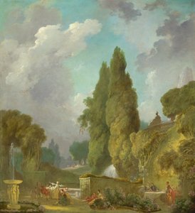 Hra na slepou bábu od Jean Honore Fragonard