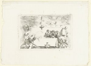Učedníci v Emauzích od Jean Honore Fragonard