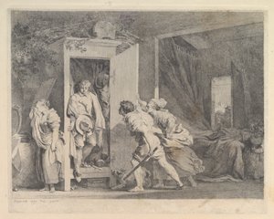 Kabinet, 1778. od Jean Honore Fragonard