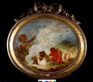 Le Pot au lait od Fragonard, sd. 18. století. od Jean Honore Fragonard
