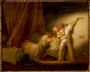 Modelová verze "The Bolt" od Jean Honore Fragonard