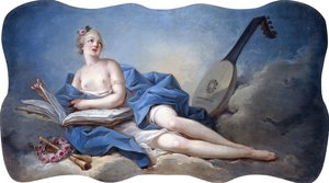 Personifikace hudby, od Jean Honore Fragonard
