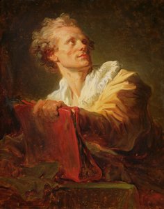 Portrét mladého umělce, pravděpodobně Jacques-Andre Naigeon (1738-1810)