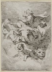 Svatý Marek od Jean Honore Fragonard