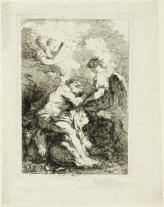 Svatý Jeroným od Jean Honore Fragonard