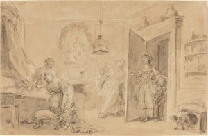 Ložnice od Jean Honore Fragonard