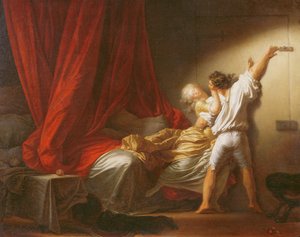 The Bolt, kolem roku 1778 od Jean Honore Fragonard