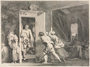 Skříňka od Jean Honore Fragonard