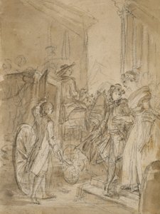 Odjezd autobusem od Jean Honore Fragonard