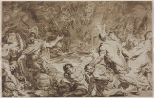 Pohřeb Decia Mus od Jean Honore Fragonard