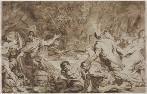 Pohřeb Decia Mus, 1774. od Jean Honore Fragonard