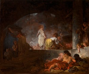 Prádelny od Jean-Honore Fragonard