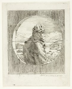 Voltaire z profilu