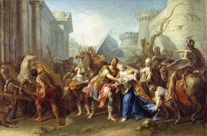 Hector Odchází z Andromache, 1727 od Jean II Restout