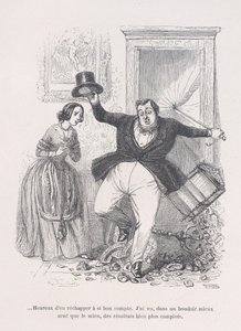 ...Rád to vyvázne tak levně. z Malé bídy lidského života, 1843. od Jean Ignace Isidore Gérard