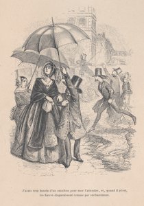 Příliš jsem potřeboval omnibus, ale jakmile začne pršet, všichni se zdají být d..., 1843.