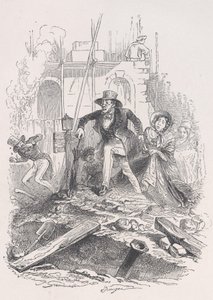 Nejen, že se Pařížan může zapojit do posilovacího cvičení, ale získá bezpečnost o..., 1843. od Jean Ignace Isidore Gérard