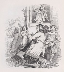 Šumař z Meudonu z The Complete Works of Béranger, 1836. od Jean Ignace Isidore Gérard