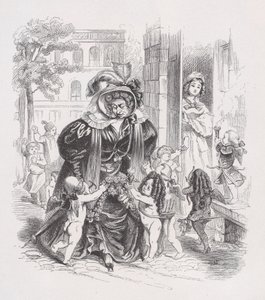 Chudáci Putti z The Complete Works of Béranger, 1836. od Jean Ignace Isidore Gérard