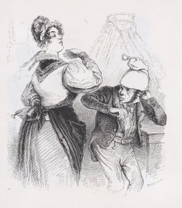 Třetí manžel z The Complete Works of Béranger, 1836. od Jean Ignace Isidore Gérard