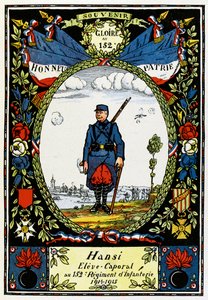 Das glückliche Elsass; Hansi, Schülerkorporal im 152. Infanterieregiment