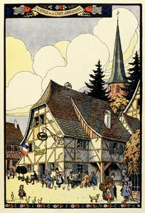 Ráj trikolóry; Auberge de la carp v Dannemarie 1917