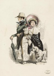 A Rentier a jeho manželka, 1840.