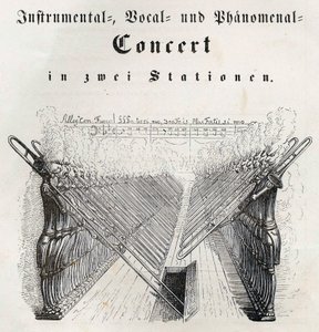 Instrumentální vokální a fenomenální koncert, 1844. od Jean Jacques Grandville