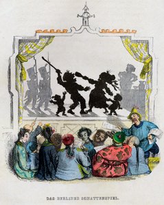 Berlínská stínohra, 40. léta 19. století. od Jean Jacques Grandville