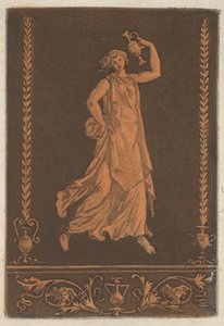 Mladá zahalená žena, kráčející zleva doprava, nesoucí Mladou zahalenou... kovovou vázu, ca. 1784. od Jean Jacques Lagrenee