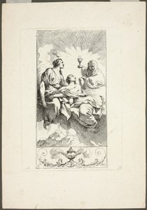 Tři ctnosti teologie od Jean Jacques Lagrenee