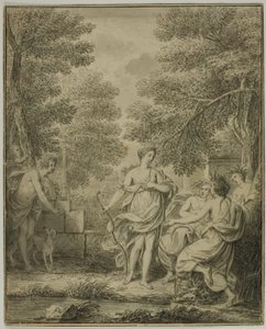 Diana a Actaeon od Jean Jacques de Boissieu