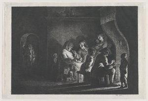 Večer na vesnici, 1800.