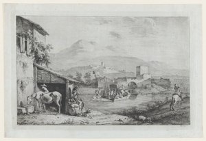Pasáž Garigliano Itálie, 1793. od Jean Jacques de Boissieu