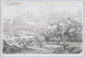 Krajina podle Van der Cabel, asi 1773. od Jean Jacques de Boissieu