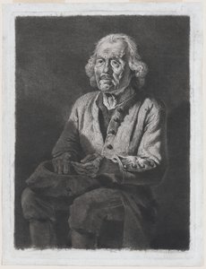 Starý Gerard, rolník z Chasselay od Jean Jacques de Boissieu