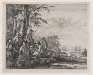 Rolníci na odpočinku, 1803. od Jean Jacques de Boissieu