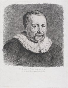 Portrét podle Van Dycka, 1770. od Jean Jacques de Boissieu