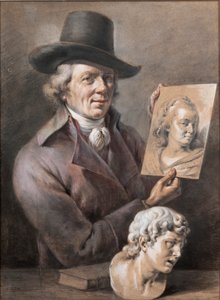 Autoportrét, druhá polovina 18. od Jean Jacques de Boissieu