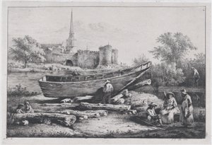 Staveniště, v Savigny, 1803. od Jean Jacques de Boissieu