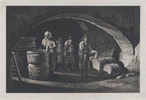 Cooperovi, reprodukce originálu z roku 1790 z konce 19. století. od Jean Jacques de Boissieu